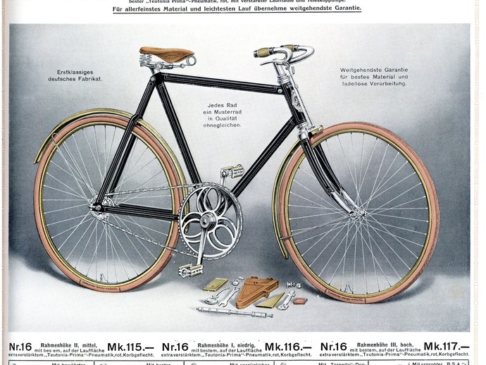 Das Deutschland-Fahrrad war die eigene Marke der Firma Stukenbrok (vergrößerte Bildansicht wird geöffnet)