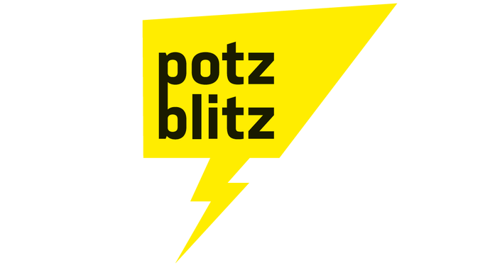 Logo der Ausstellung "Potzblitz Preußen!"