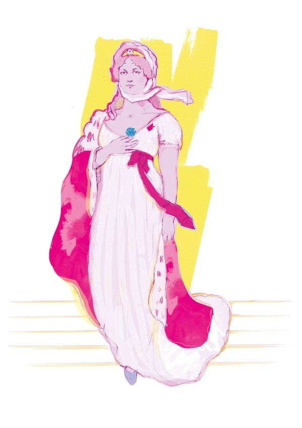 Grafik Königin Luise / Kristina Labs