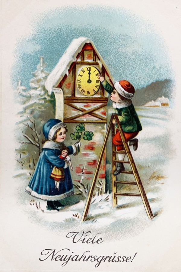 Historische Weihnachtspostkarte / LWL Kambartel