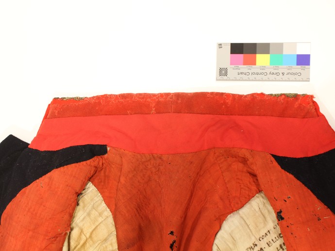 Ein Detail des Kragens der Uniform von General Blücher (vergrößerte Bildansicht wird geöffnet)