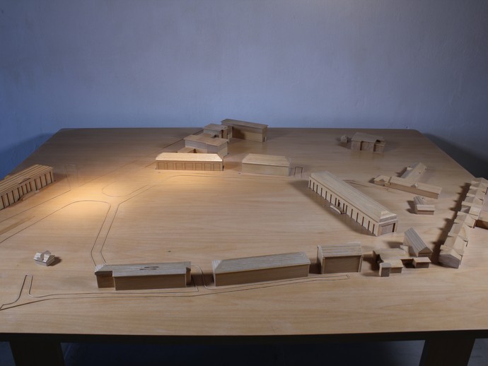 Holzmodell Museum (vergrößerte Bildansicht wird geöffnet)
