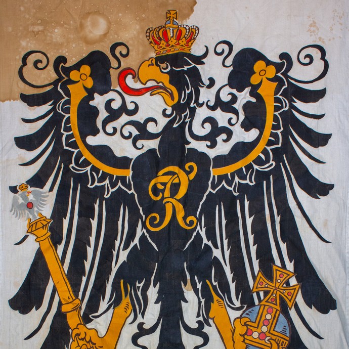 Ordentliche Landes- und Handelsflagge des Königreichs Preußen (vergrößerte Bildansicht wird geöffnet)
