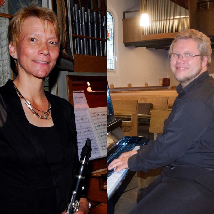 Anja Vehling (Klarinette) und Matthias Menzel (Klavier) (öffnet vergrößerte Bildansicht)