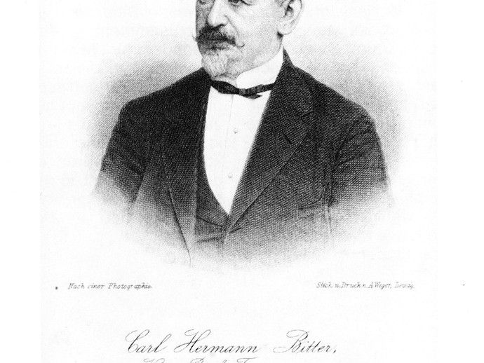 Karl Hermann Bitter als preußischer Finanzminister, um 1880. (vergrößerte Bildansicht wird geöffnet)