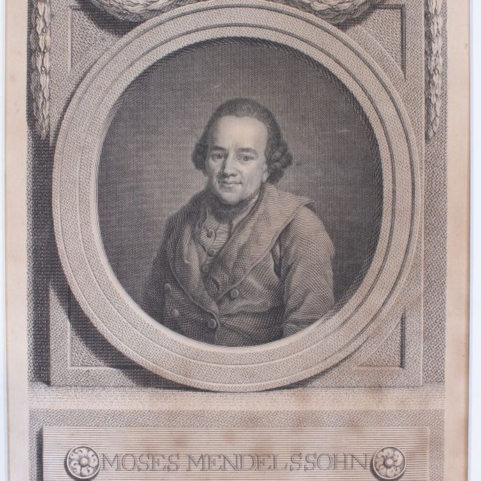 Porträt von Moses Mendelssohn (vergrößerte Bildansicht wird geöffnet)