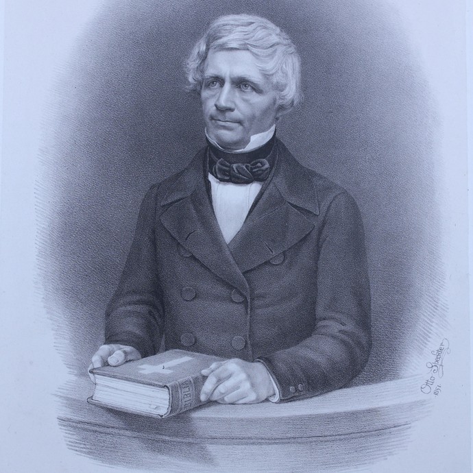 Porträt von Johann Hinrich Wichern (vergrößerte Bildansicht wird geöffnet)