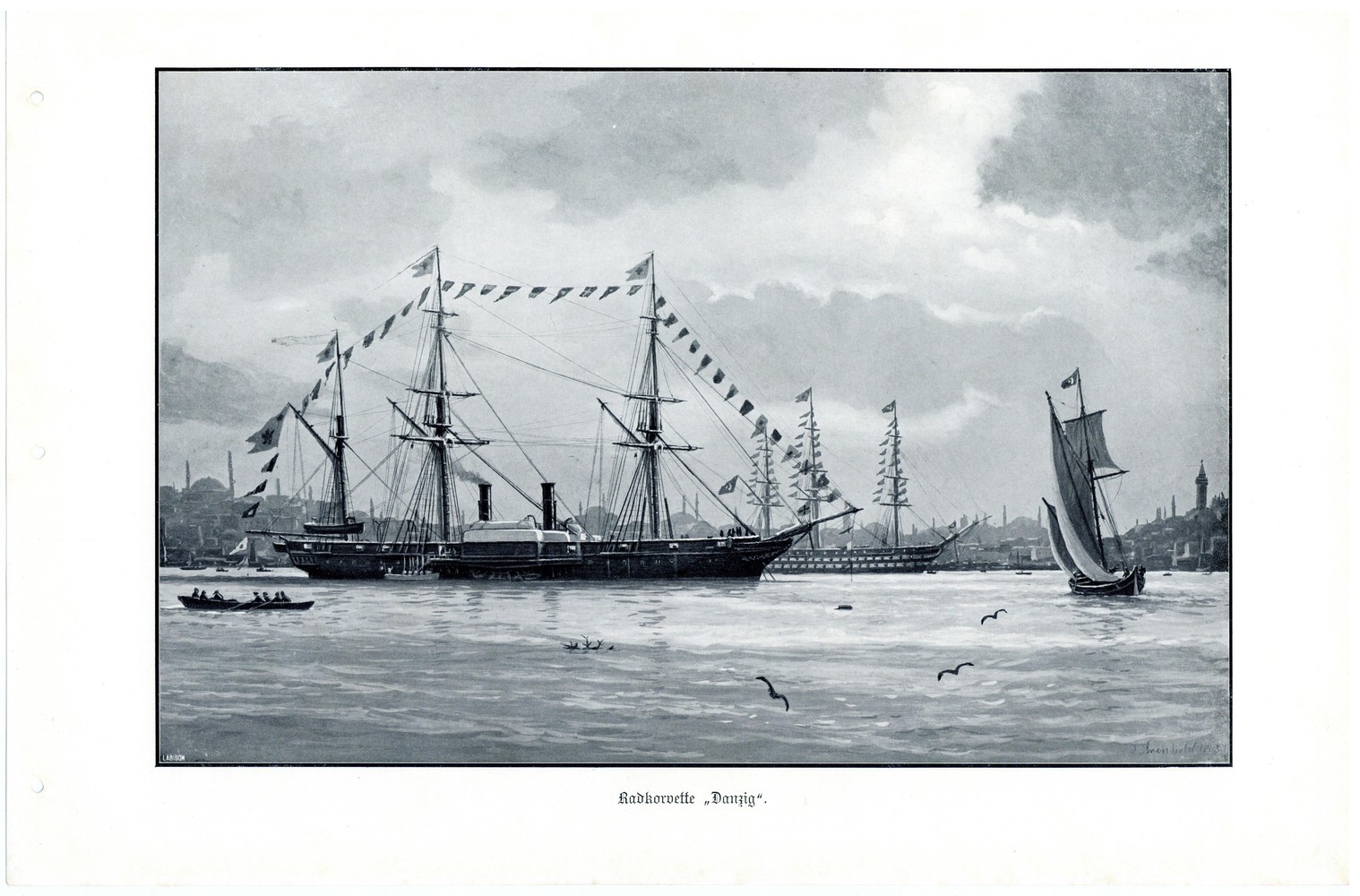 Bronzebüste von Benjamin Raule mit Hut.