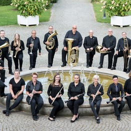 Die Musiker des Blasorchesters Bad Holzhausen